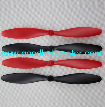 Wltoys V303 SEEKER Zreo Tech V303 Drone quadcopter parts blades (2pcs red + 2pcs black)